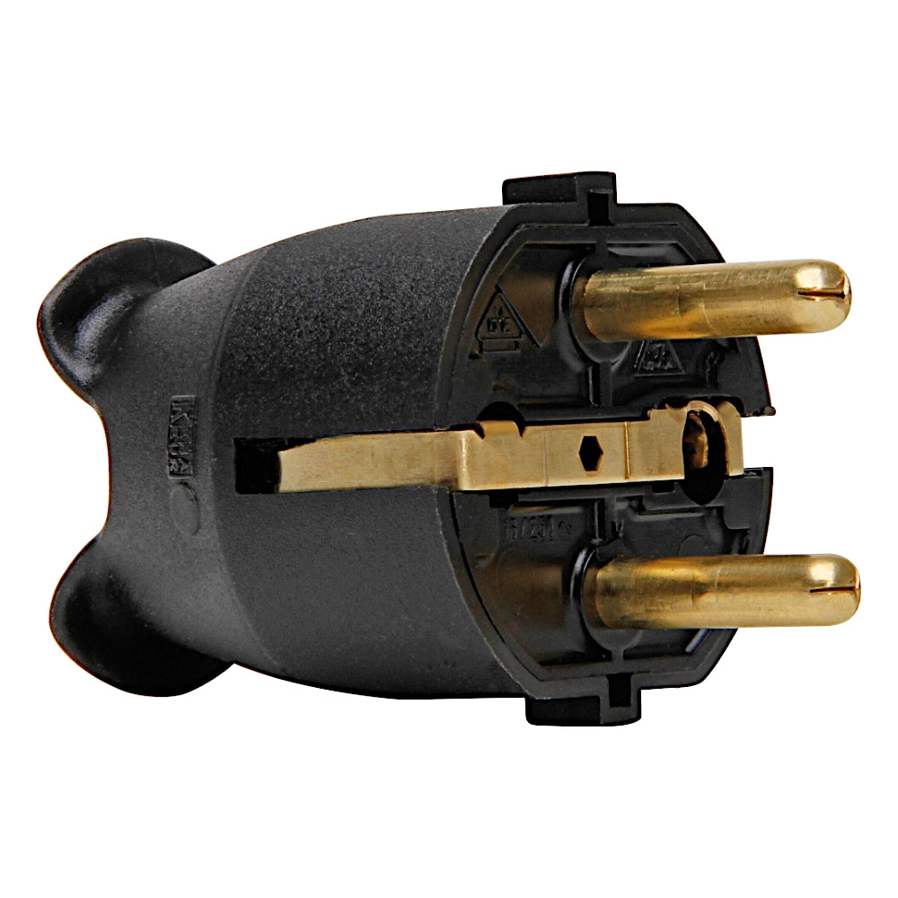 Kopp Stecker in schwarz (175705003)