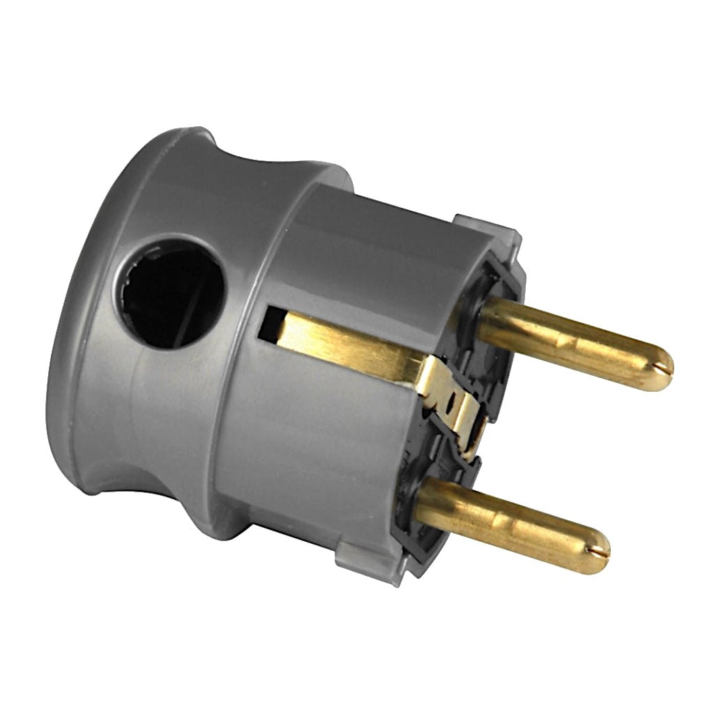 Kopp Winkelstecker in silber (178520009) Seitenansicht