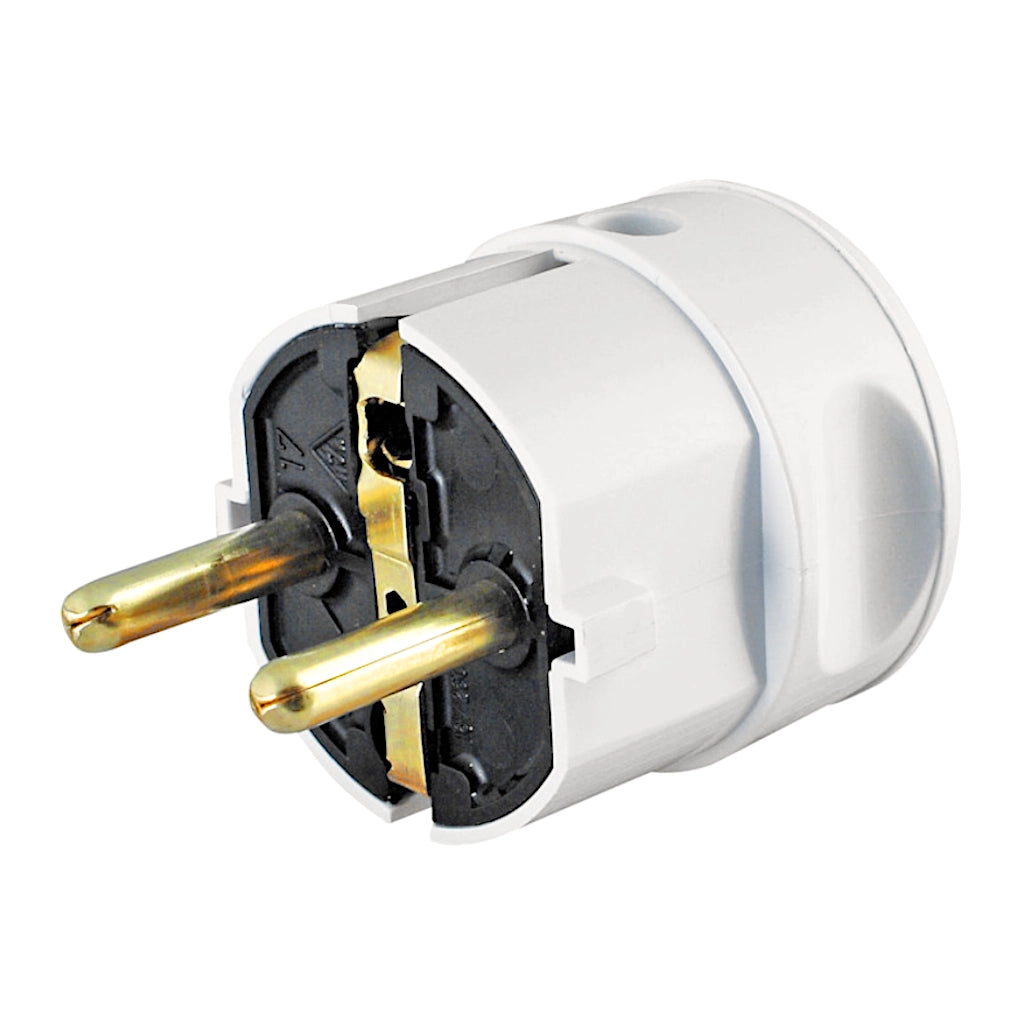 Kopp Winkelstecker in weiss (178502007) Ansicht schräg von oben