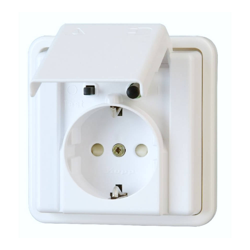 Kopp Vision arktisweiß DI Personenschutz Steckdose (28042160)