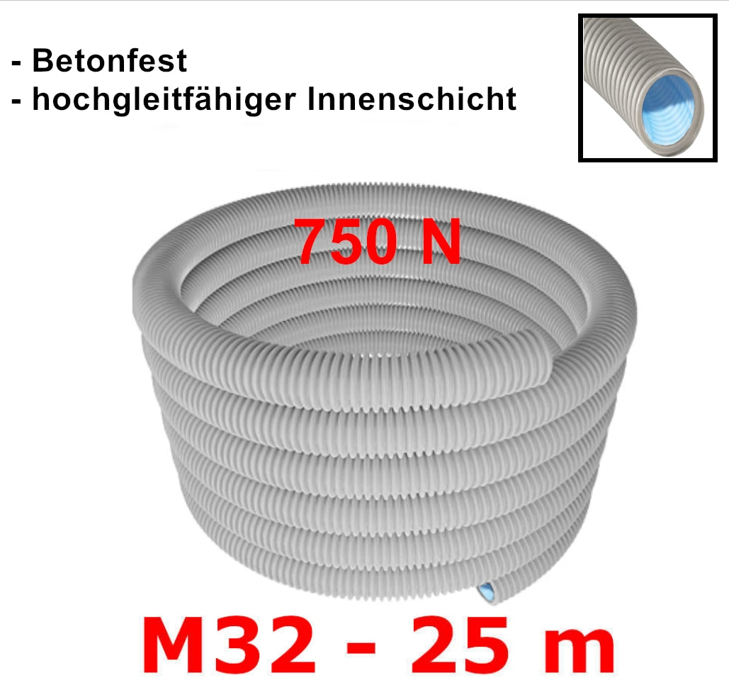 Leerrohr betonfest M32 750N | 25m