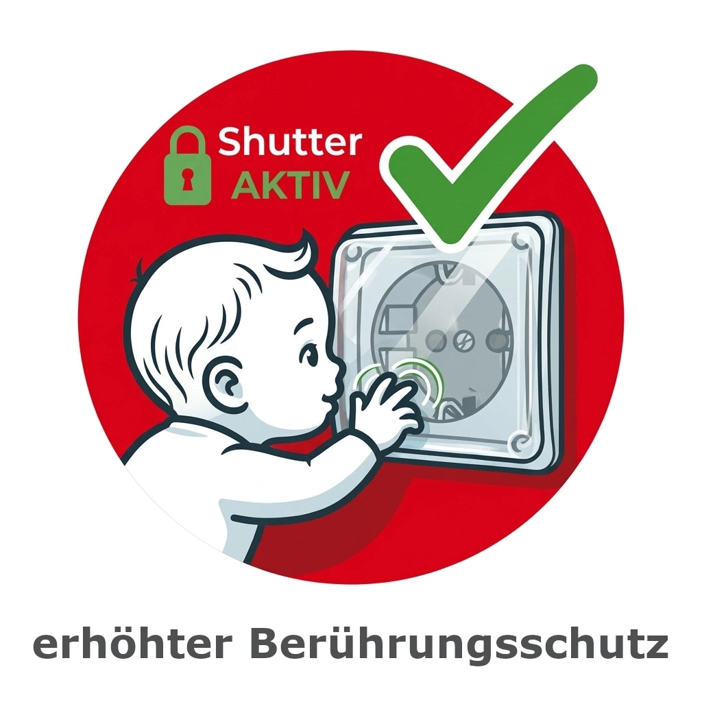 Logo erhöhter Berührungsschutz