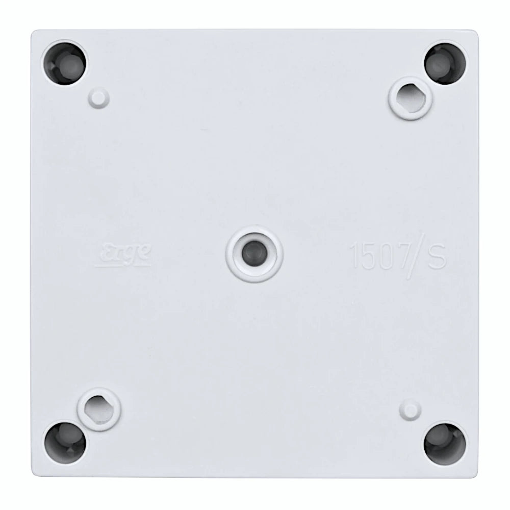 Meister Abzweigkasten 90x90x42mm IP54 grau Rückansicht