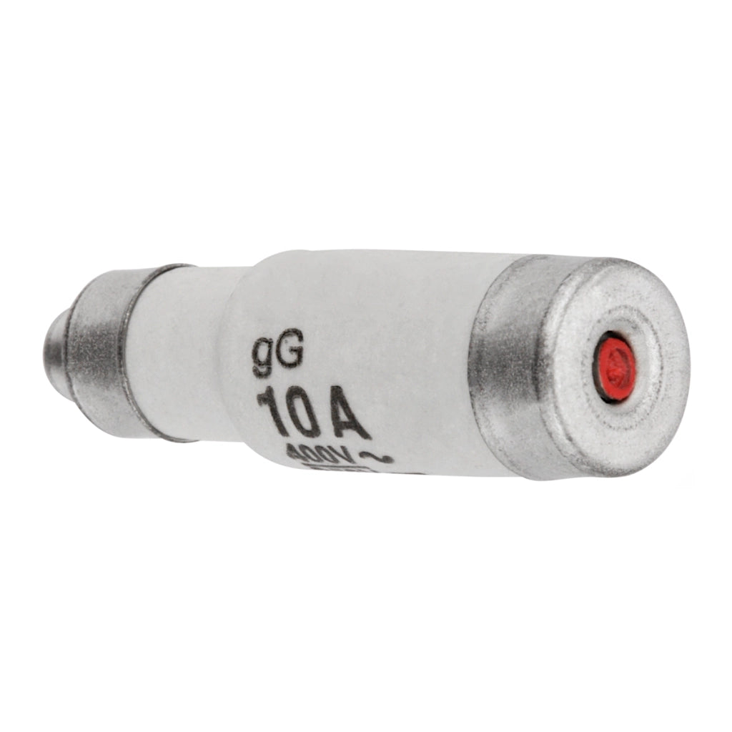 NEOZED Sicherungen 10A D01 E14 rot - Ansicht von unten liegend