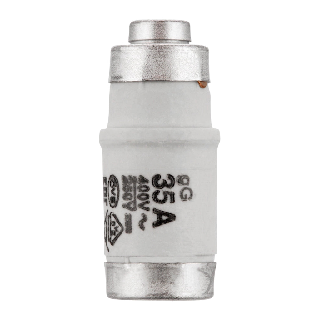 NEOZED Sicherungen 35A D02 E18 schwarz - Ansicht stehend