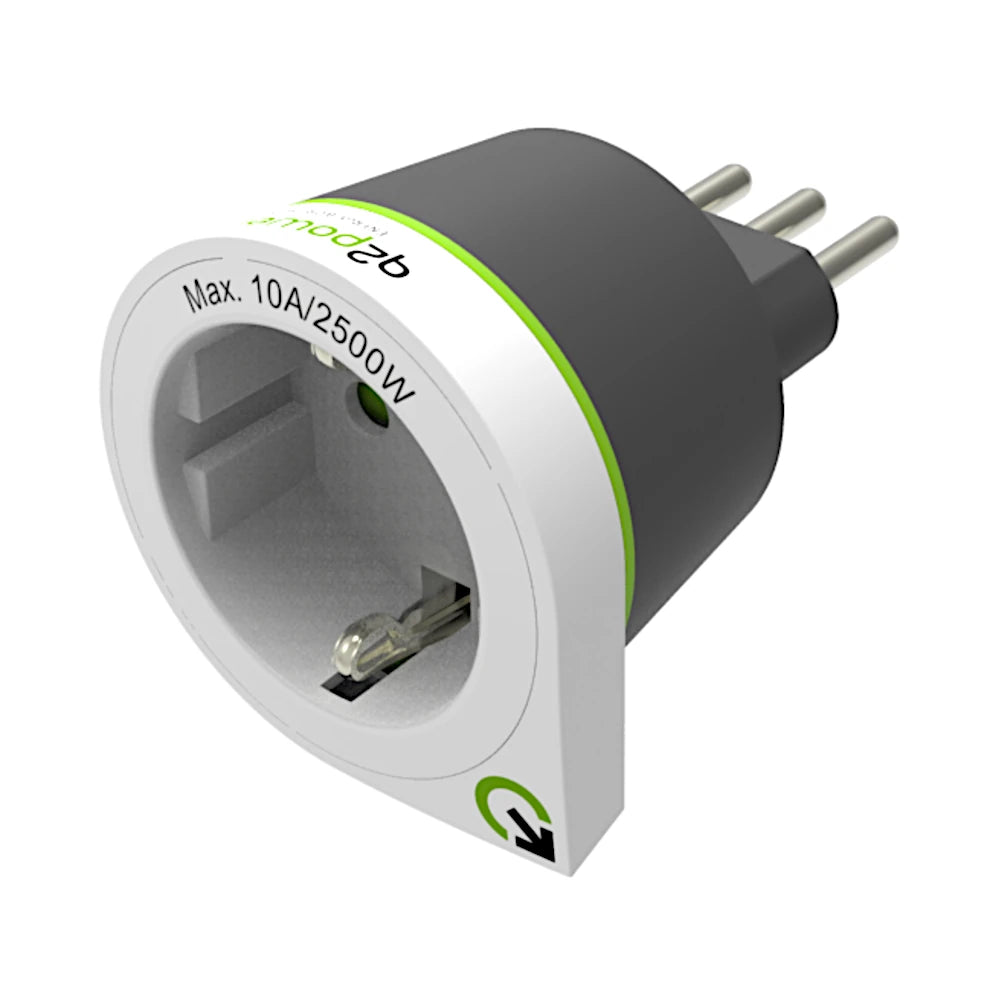 q2 Power Reiseadapter Europa nach Italien (1.200140)