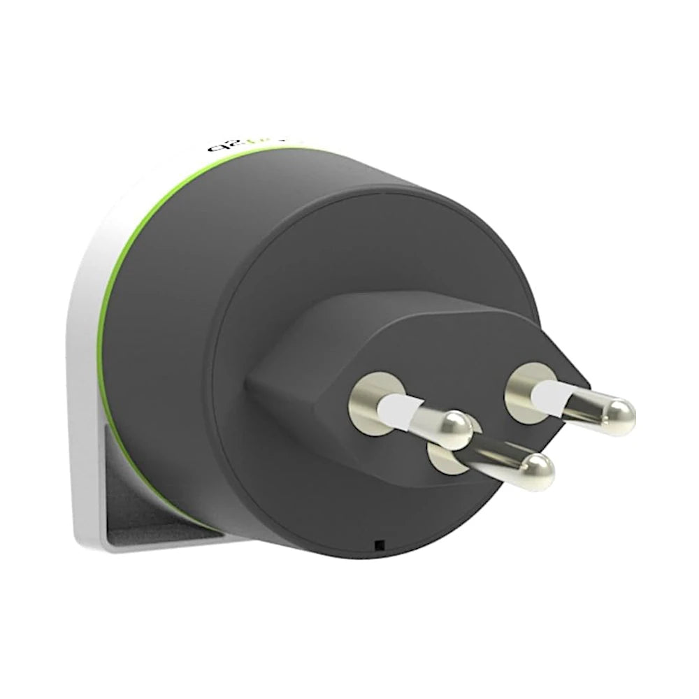 q2 Power Reiseadapter Europa nach Schweiz Rückansicht