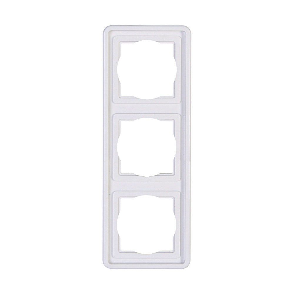 Kopp Standard arktisweiß Feuchtraum Rahmen 3-fach (302502077)