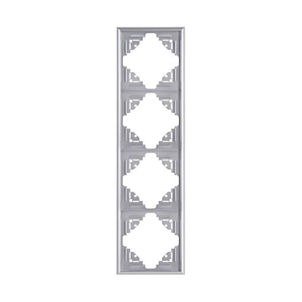 Kopp Malta silber Rahmen 4-fach (309420066)