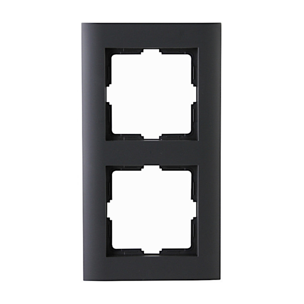 Kopp Athenis anthrazit Feuchtraum Rahmen 2-fach (402615080)