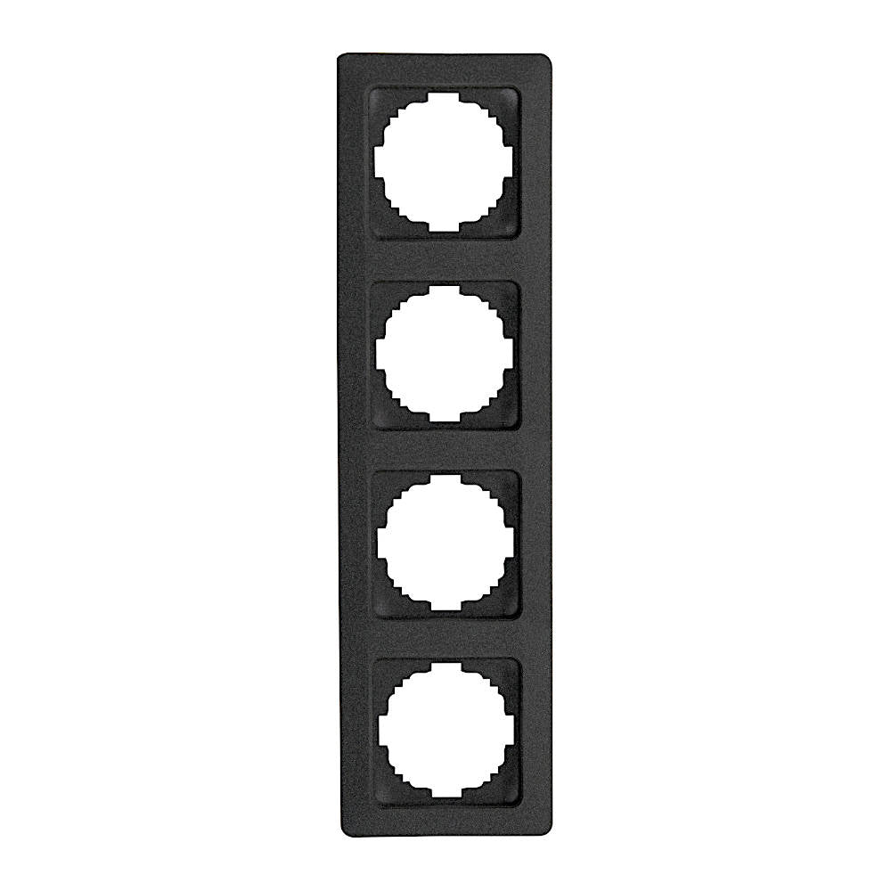 Kopp Milano anthrazit Rahmen 4-fach (305915065)