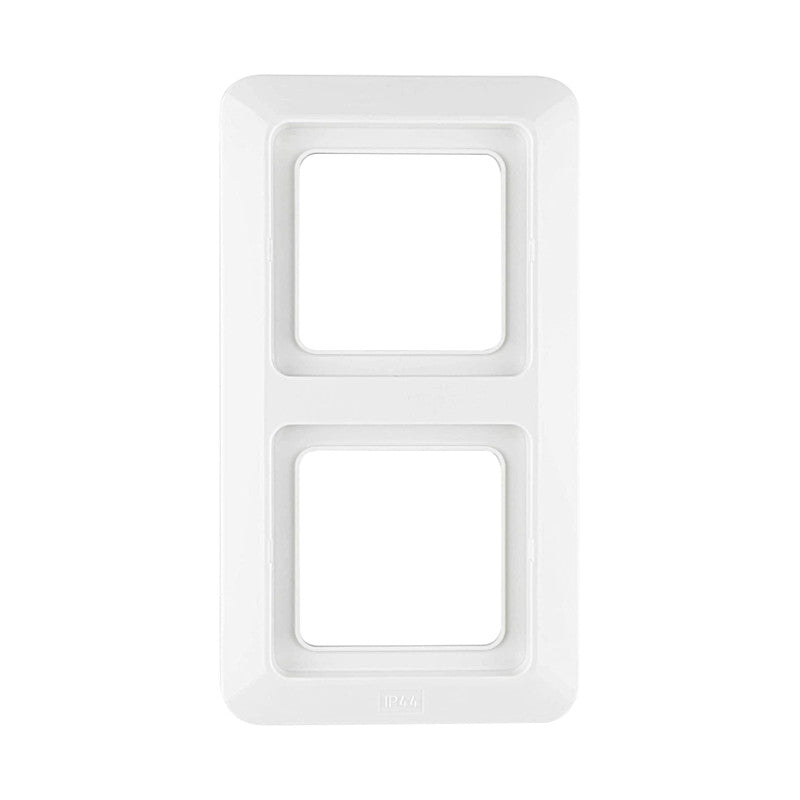 REV AquaKombi Feuchtraum Rahmen 2-fach weiß (01610)