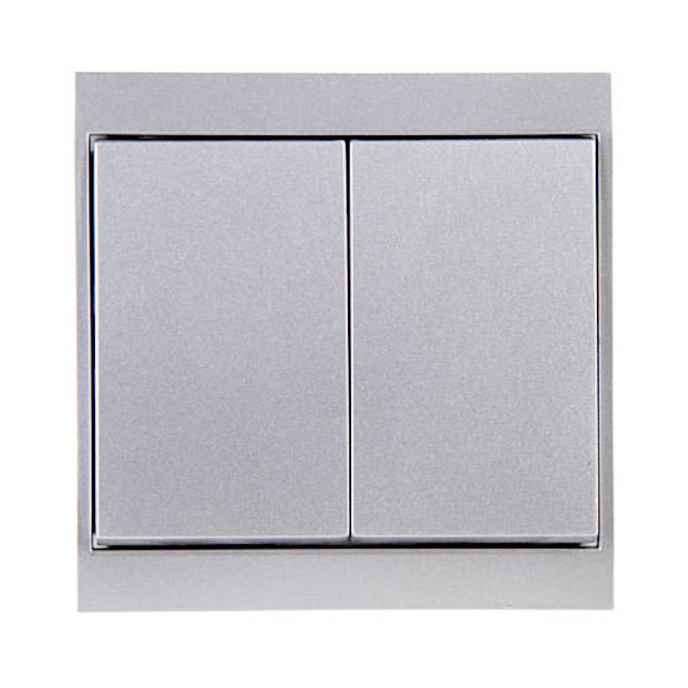 Kopp Malta silber Serienschalter (620520087)