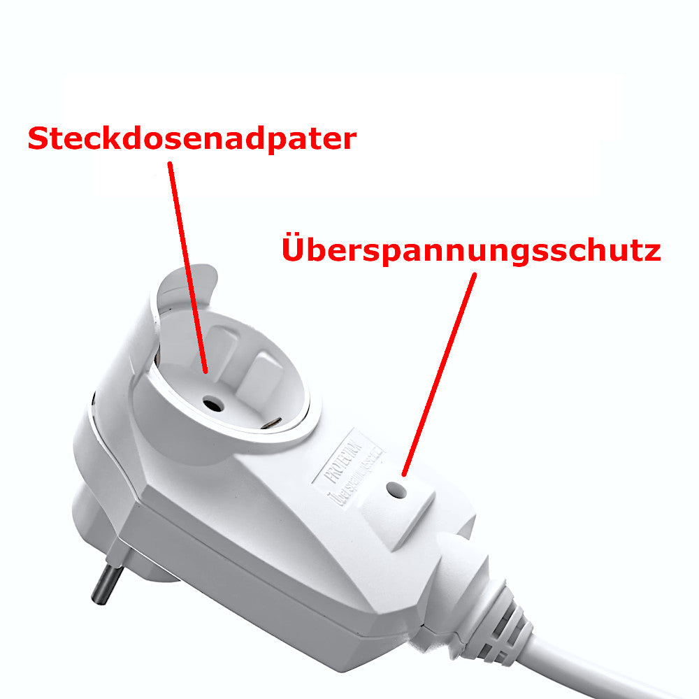 Zwischenstecker mit Überspannungsschutz