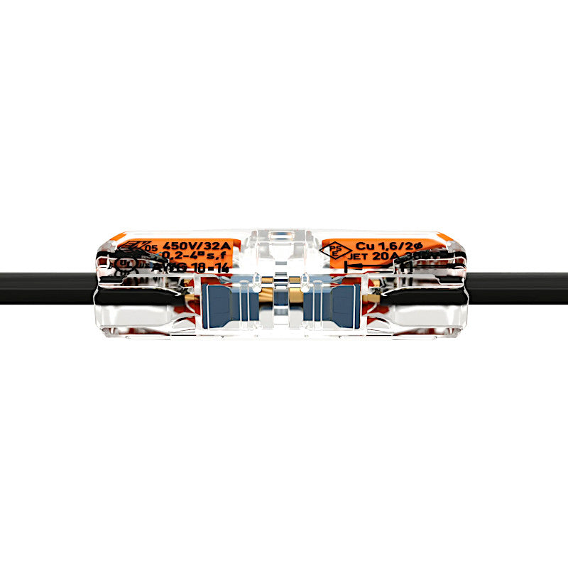 Wago 221-2411 Durchgangsverbinder Anischt von unten