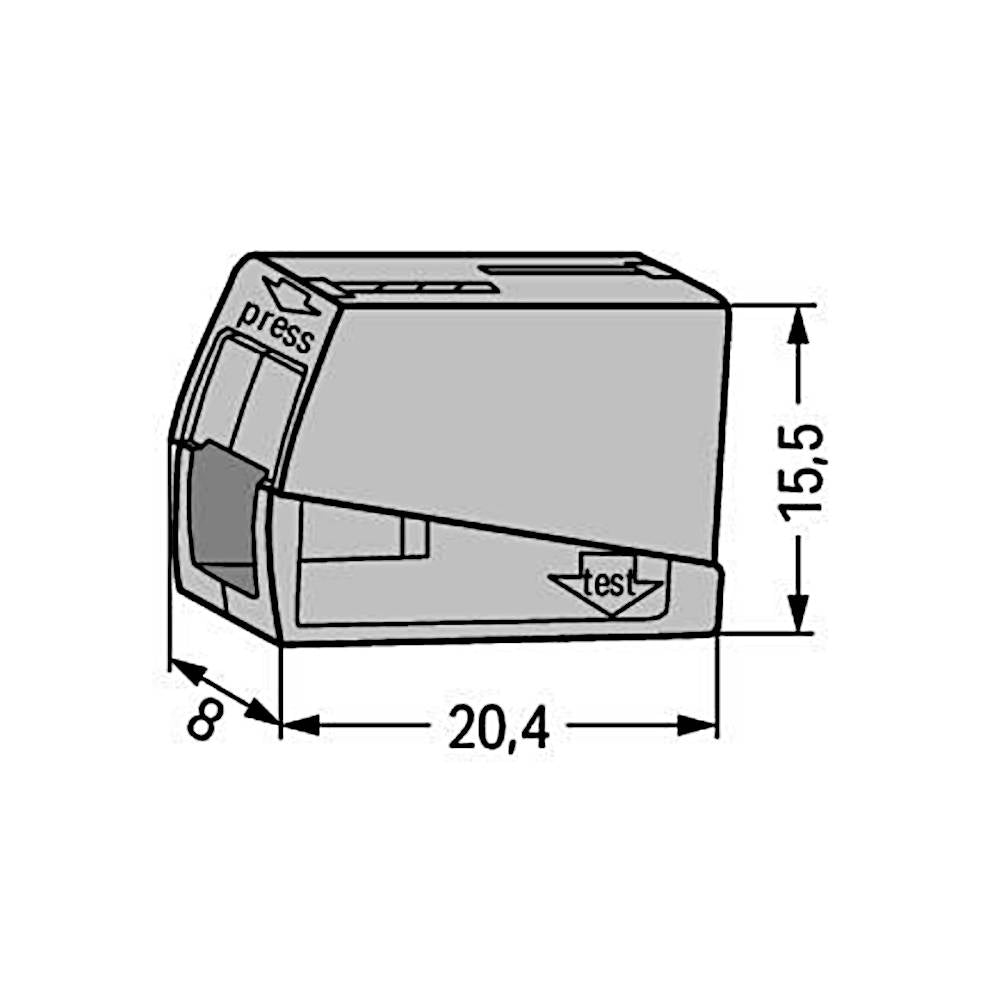 Wago 224-101 Leuchtenklemmen
