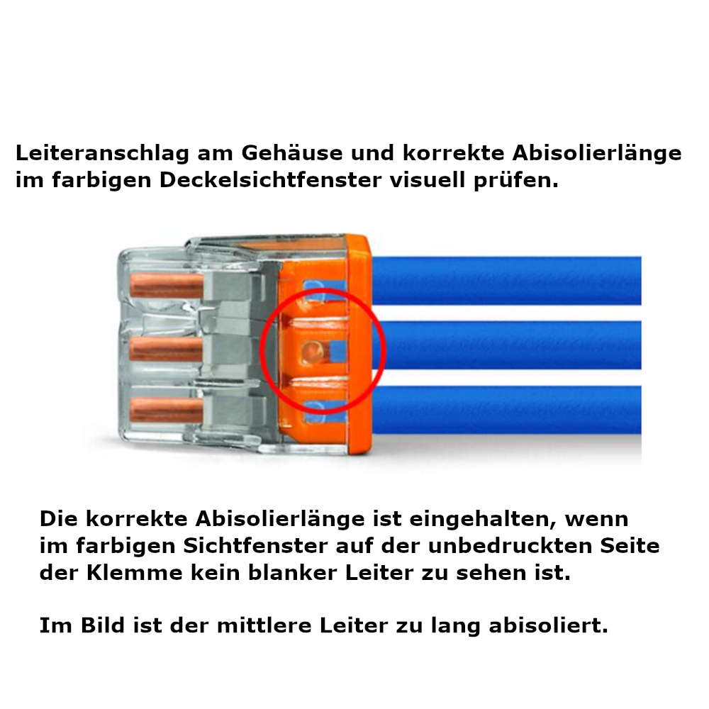 Wago 2273-204 Compact Verbindungsdosenklemme - 50 Stück